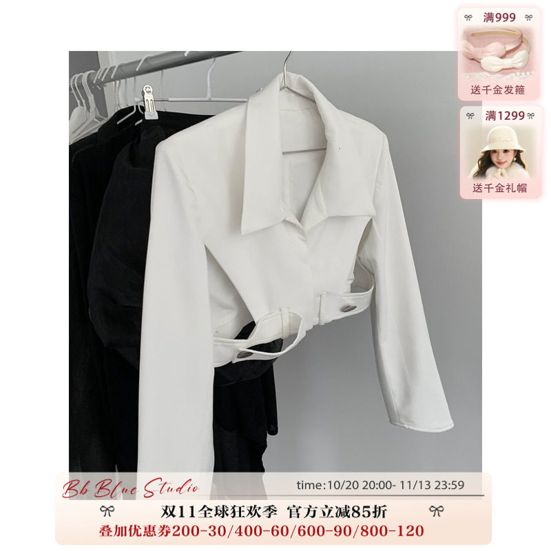 bbblue小众设计师炸街小西装