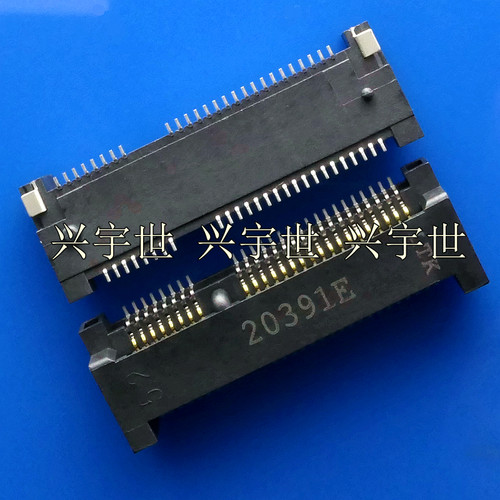 MPCET-S5201-TP52 0.8mm52pin5.2H PCI-E插槽连接器现货