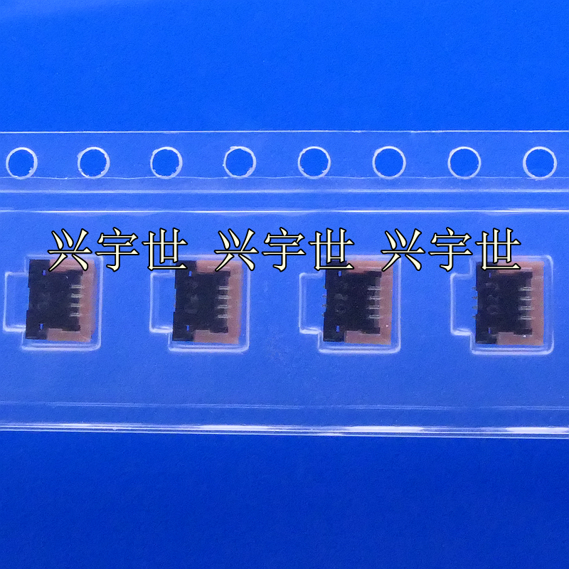 046298704000883+ 046298704 翻盖0.5mm间距4P 0.9mm高0.2mm插口