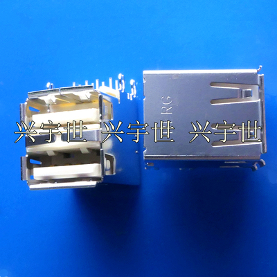 72309-8034BLF USB-A型8pin2.0通孔直角FCI连接器现货