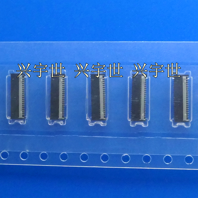 504070-3991 翻盖连接器前插后锁39pin0.2mm间距双排FPC接插件现