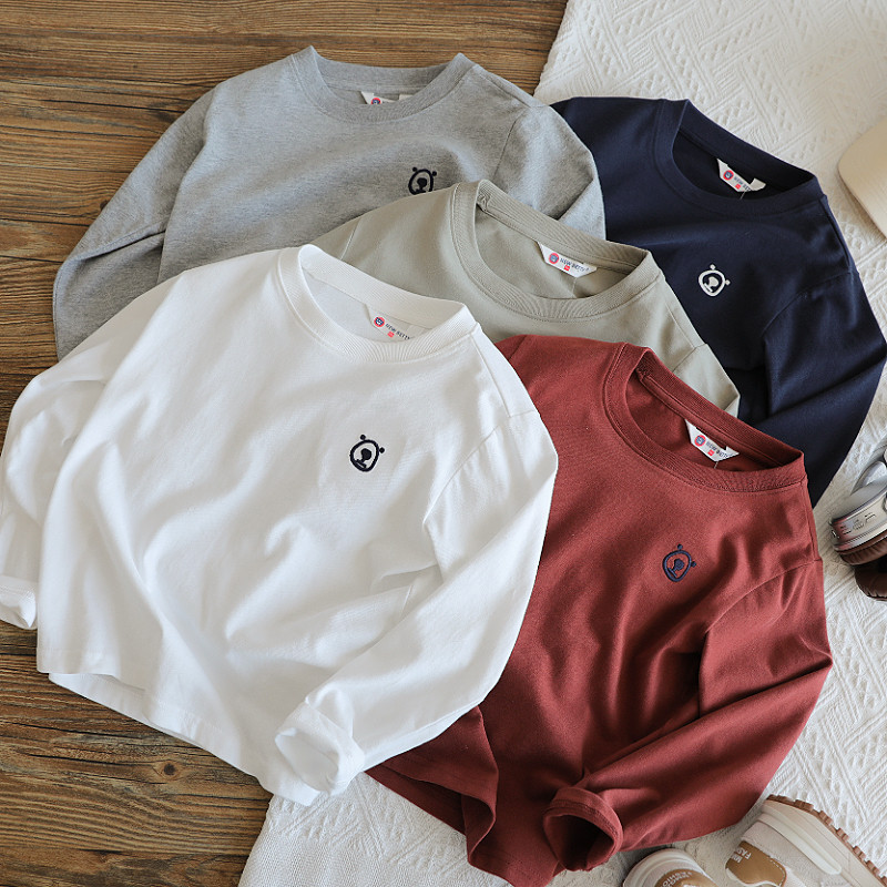渺儿妈童品 男童长袖T恤春秋中大童2026男孩纯棉儿童圆领休闲打底,童装/婴儿装/亲子装,T恤,淘宝优惠券,粉丝福利购,淘宝优惠卷