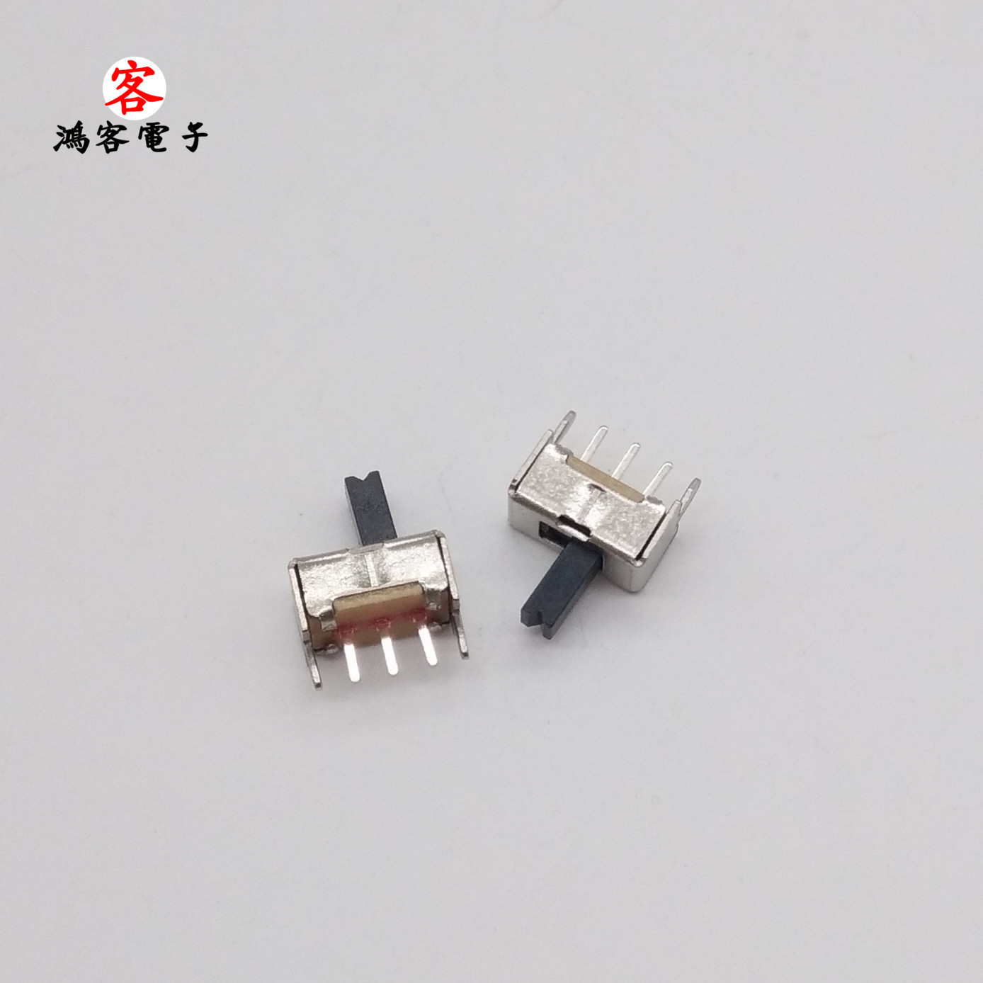 SS12D07VG4 带支架 小型拨动开关 3脚 2档 柄高4MM(20个)