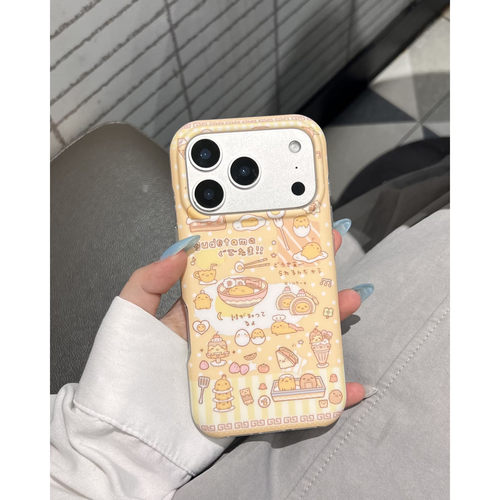 食物日记懒蛋蛋全包防摔手机软壳