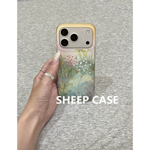 韩系小清新花朵全包防摔手机软壳