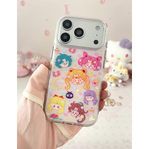韩系ins可爱少女全包防摔手机壳