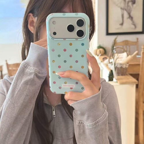 ins风波点iPhone全包防摔手机壳