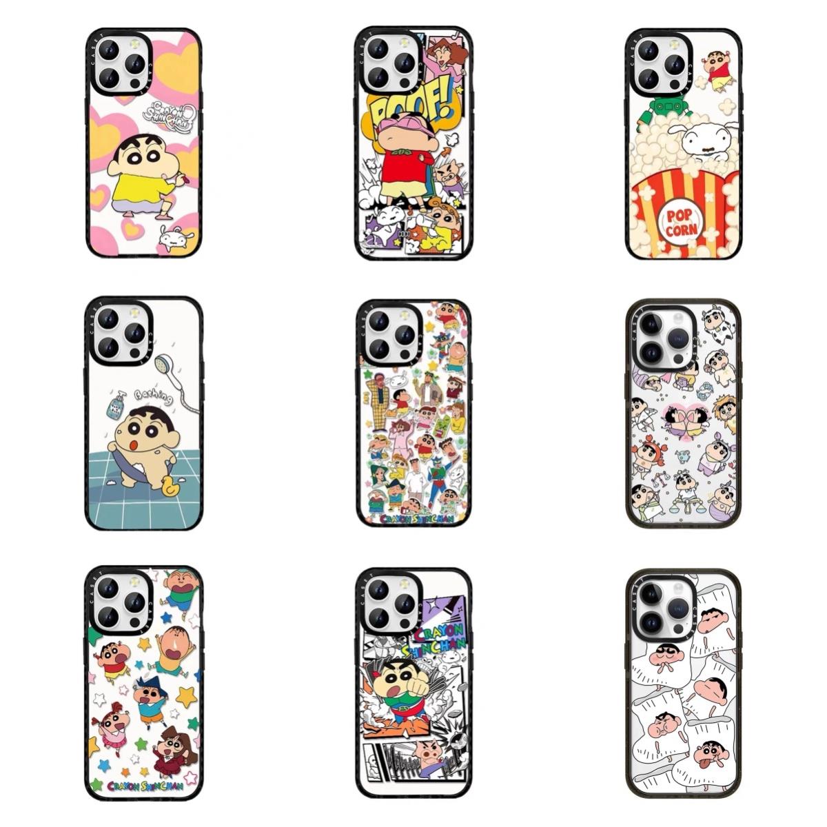 CASE联名蜡笔小新全家福星座苹果壳适用iPhone16ProMax可爱卡通15Pro防摔14/13/12/11磁吸MagSafe动漫