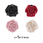 韩系气质森系花朵花苞玫瑰抓夹发夹女2025新款 高端头发鲨鱼夹发饰