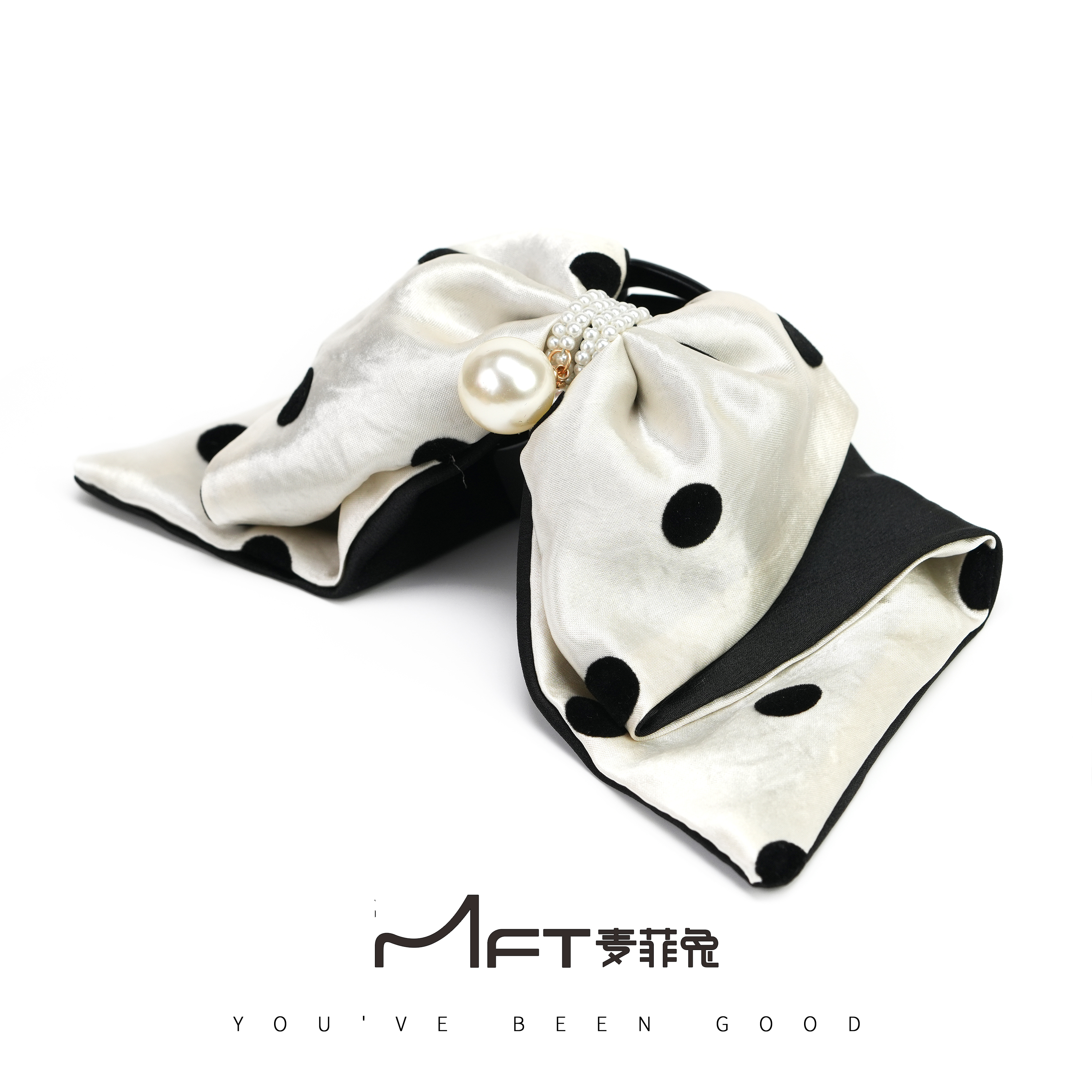 波点懒人抓夹兰壹壹轻奢