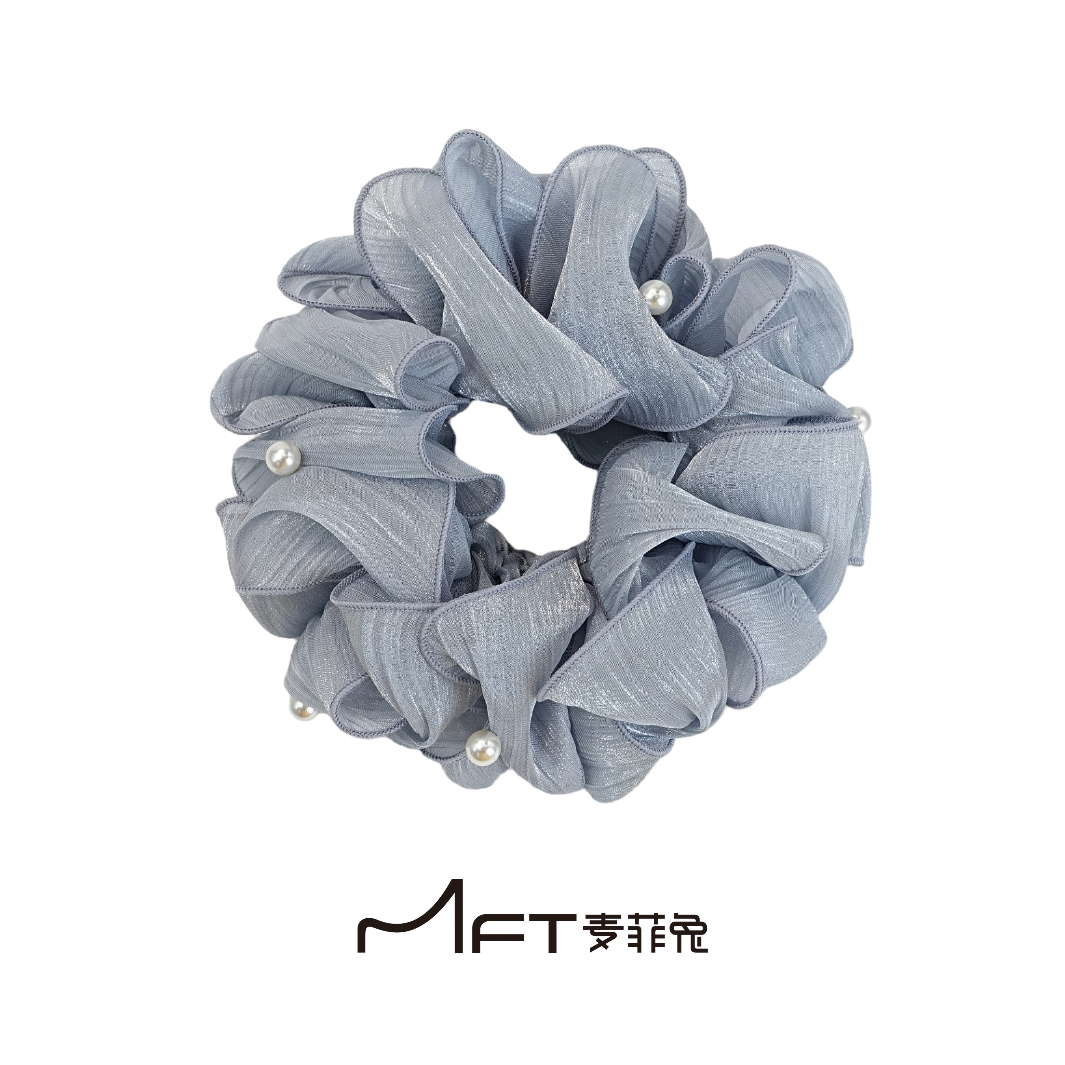 菠萝假日发圈韩系高级感大肠发圈扎马尾丸子头花显发量蓬松发饰图片