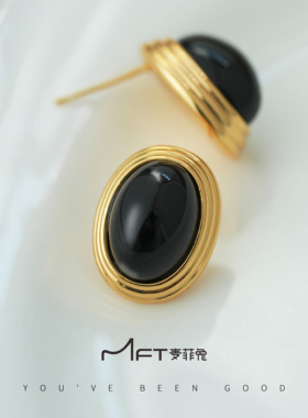 兰壹壹天使之眼耳环复古耳环小众设计轻奢中古高级感