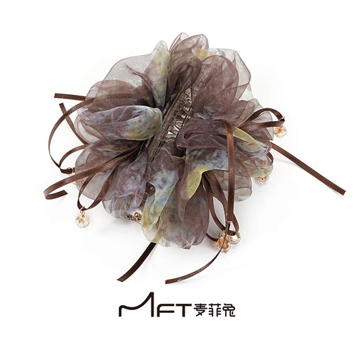 青提之夏香蕉夹蓬松夏季新款后脑勺马尾竖夹温柔灵动发夹发饰头饰