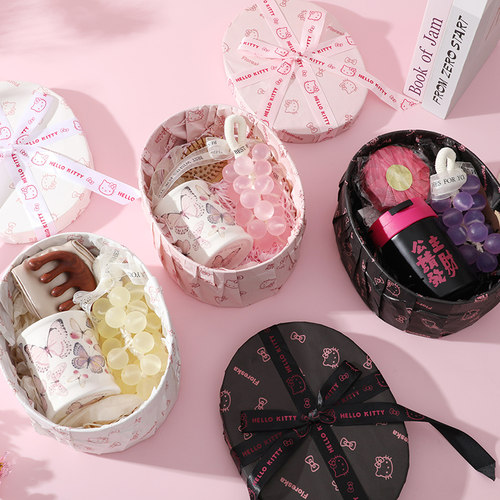hellokitty蝴蝶结生日礼物套装盒