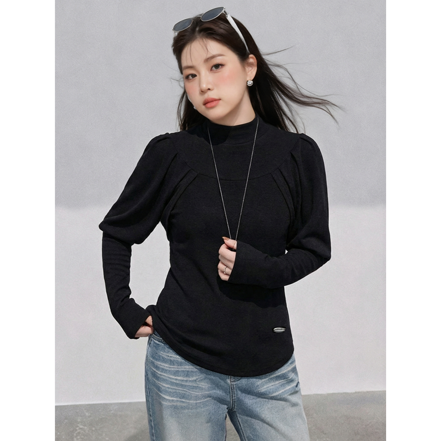 大码胖MM韩系通勤慵懒风高领针织衫秋冬新款简约风纯色百搭上衣女,女装/女士精品,大码内搭,淘宝优惠券,粉丝福利购,淘宝优惠卷