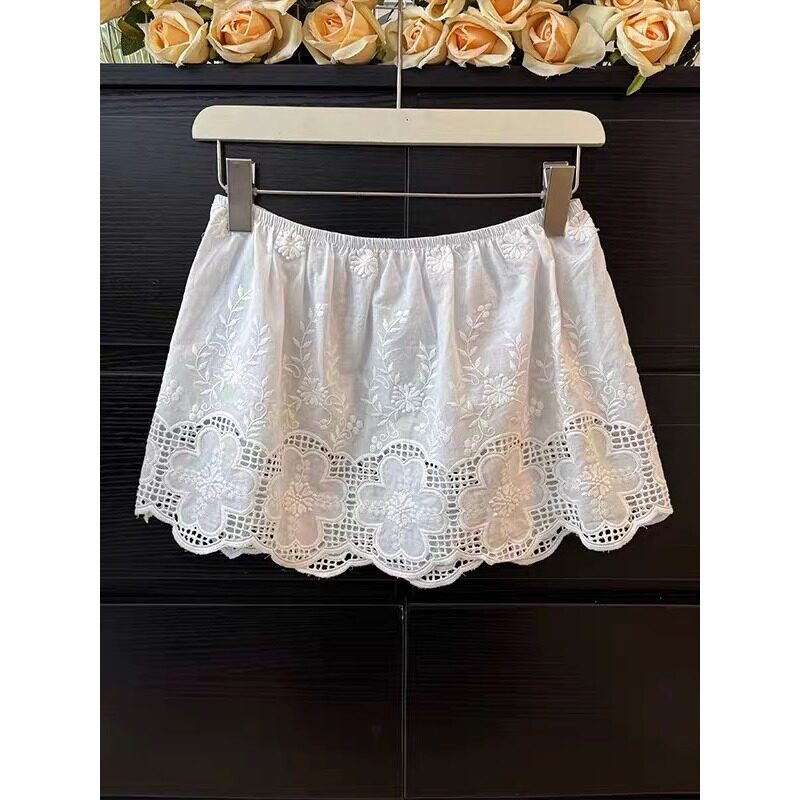 大码镂空刺绣花朵宽松半身裙女秋冬2026新款时尚高腰A字短裙屁帘,女装/女士精品,大码半身裙,淘宝优惠券,粉丝福利购,淘宝优惠卷