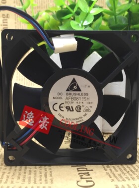 ASB0812HH台达Delta AFB0812SH/M/H AUB0812VH超静音暴力风扇8cm