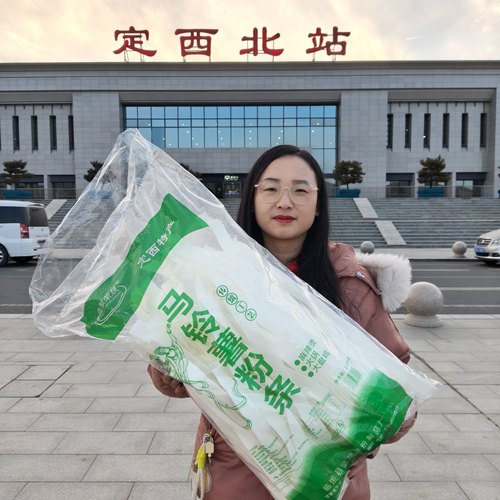 定西宽粉甘肃土豆粉干粉条洋芋粉