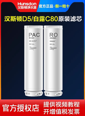 汉斯顿净水器600G-D5官方正品原装原厂滤芯PAC复合白露800G-C80膜