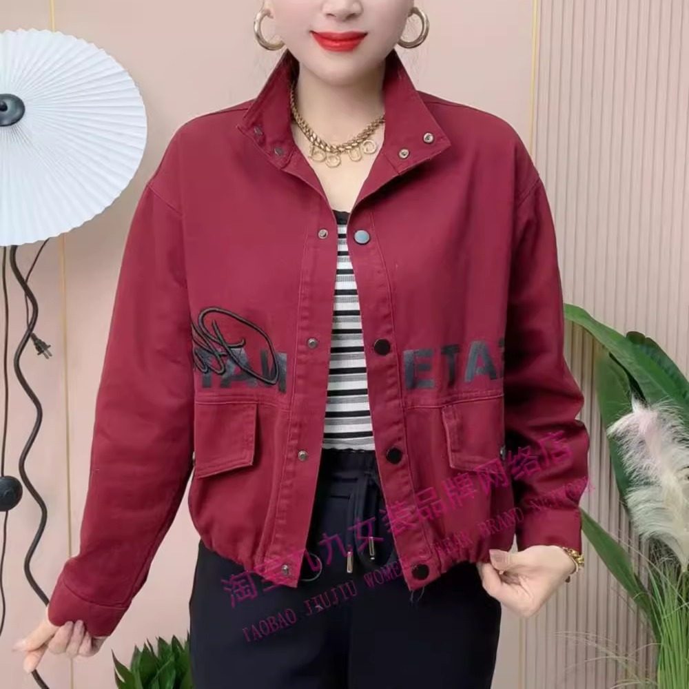 时尚休闲百搭牛仔外套女2025春季新款宽松显瘦短款韩版夹克上衣