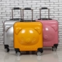 Gấu con xe đẩy trường hợp mật khẩu học sinh vali phổ bánh xe bé trai và bé gái vali du lịch dễ thương lên máy bay 18 inch - Va li vali kamiliant