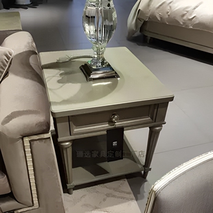 美式复古台桌art餐边柜高端定制实木美克莫里印象定制家具