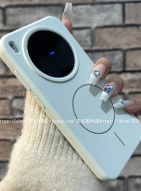 适用x300液态硅胶x300pro无极磁吸x200s手机壳高级MagSafe无线充x200promini软糯pro个性ultra至尊版曼波绿色