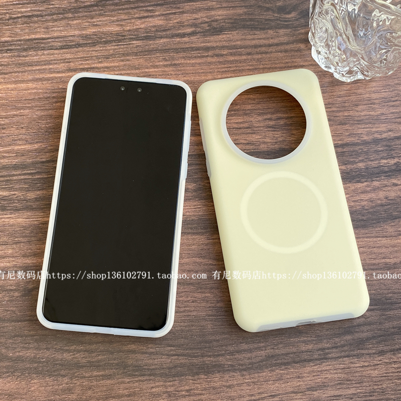 YOONIA适用华为mate60磁吸果冻mate60pro液态硅胶mate60pro+手机壳全包mate70保护套40个性50半透P60新pura70