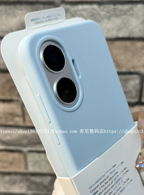 YOONIA适用红米turbo4pro手机壳turbo4保护套液态硅胶保护套全包简约纯色耐脏防摔滑冷淡风奶蓝色