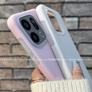 reno14 个性 适用findx9手机壳findx9pro液态硅胶findx8s果冻OPPO保护套ultra半透findx7个性 reno13半透12潮s