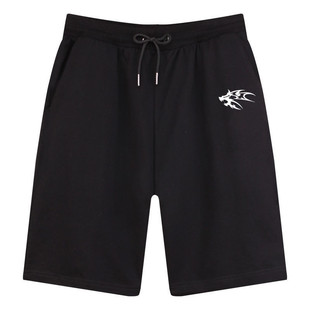 纯棉男士休闲裤大码宽松直筒裤男装运动短裤男五分裤子