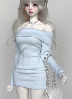 bjd娃娃娃衣包臀连衣裙上衣半身裙两件套短裙公主现代风6分3分4分