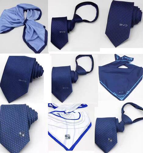 比亚迪海洋王朝男女丝巾领带配件