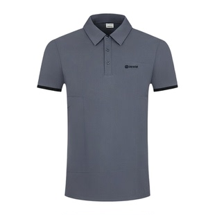 灰色POLO衫 男女售前工作服印字logo 長城汽車4S店工作服短袖 新款