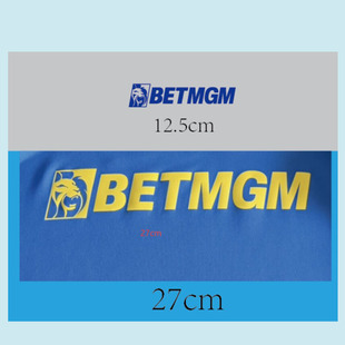 热刺训练服赞助印字BETMGM Patch热转印印字印号