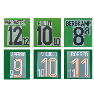 10号斯奈德印字荷兰11号罗本博格坎普范·巴斯印号Retro Nameset