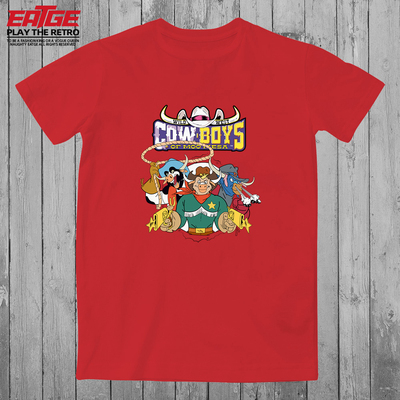 蒙美萨的牛仔们原创宽松纯棉T恤