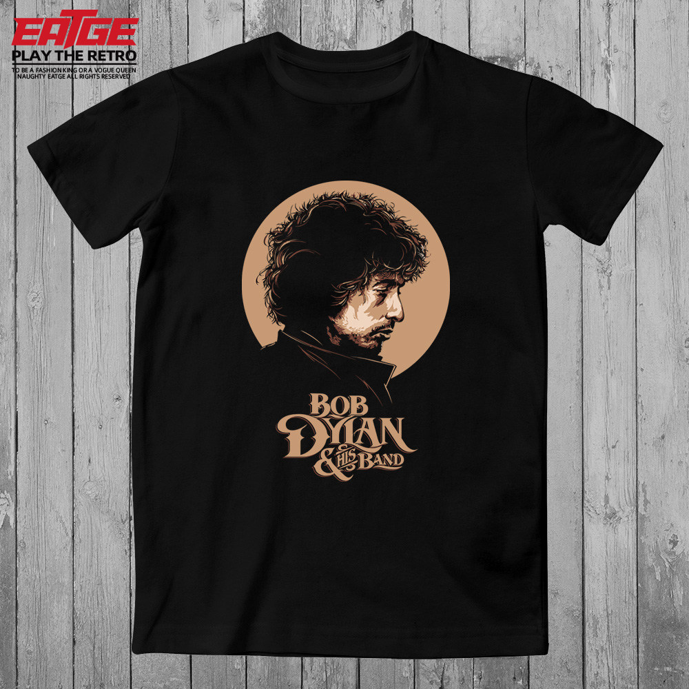 鲍勃迪伦BobDylan纯棉黑T恤