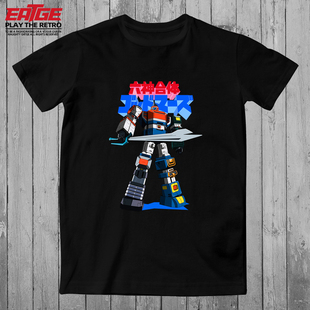 六神合体T恤GODMARS动漫TEE雷霆王God Mars卡通原创设计纯棉体恤