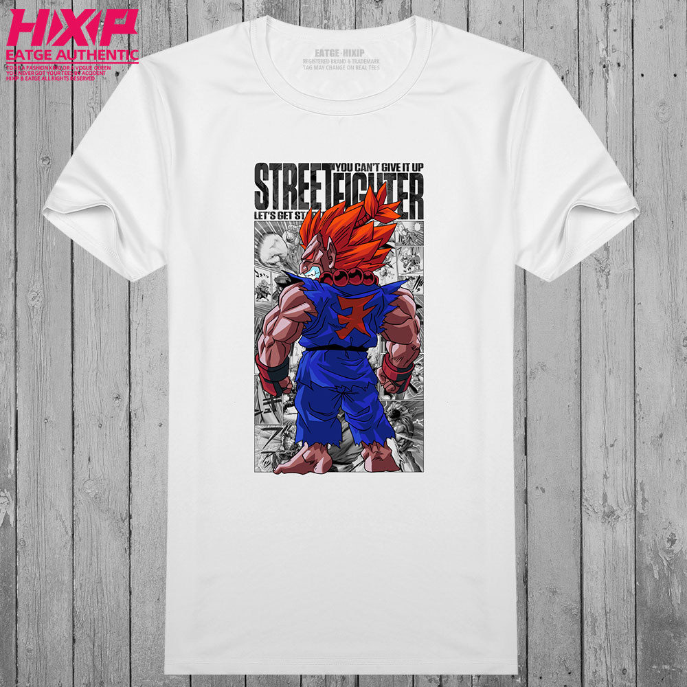 拳之极者豪鬼t恤鬼神屠灭之拳阿库玛akuma格斗游戏电竞纯棉体恤