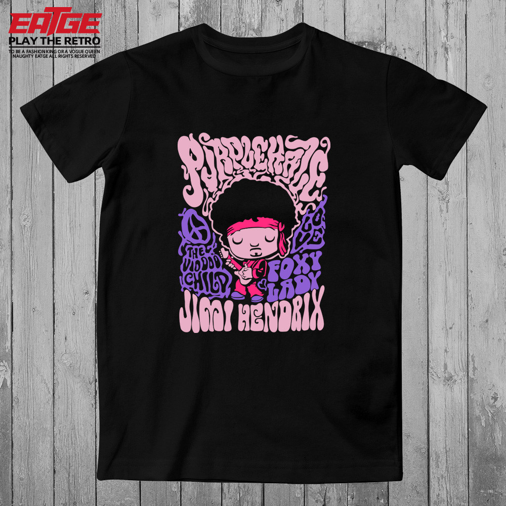 吉米亨德里克斯黑色大码T恤