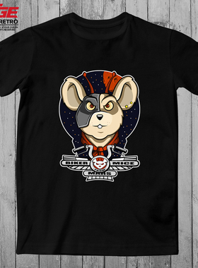 温柔火星鼠体恤骑士斯罗特Biker Mice from Mars原创纯棉潮牌T恤