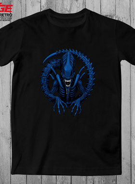 Xenomorph异形T恤Alien电影美剧TEE原创设计潮牌纯棉宽松大码体恤