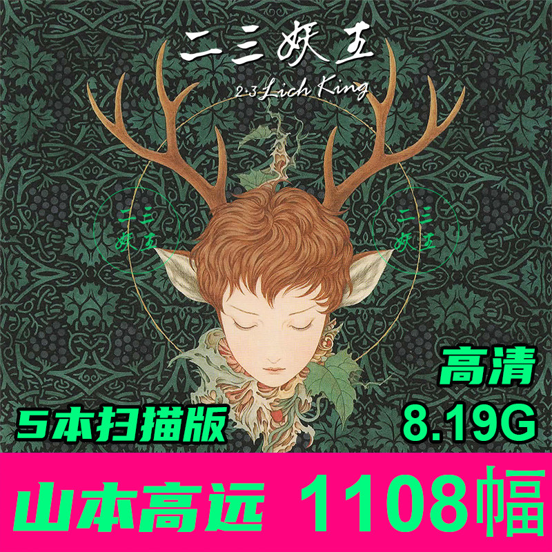 二三妖王 山本高远takato yamamoto浮世绘画册暗黑纹身素材作品集