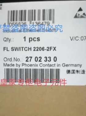 菲尼克斯2000系列交换机2702330 FL SWITCH 2006-2FX  全新询价