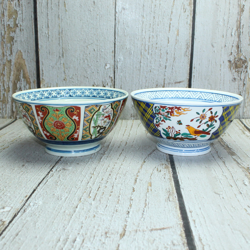 日本式料理陶瓷釉下彩餐具家商用斗笠拉面条碗牛肉井子丼饭碗汤碗