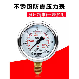 维修检测试液压油泵测压表先导液压泵压力测量表仪表压套装挖掘机