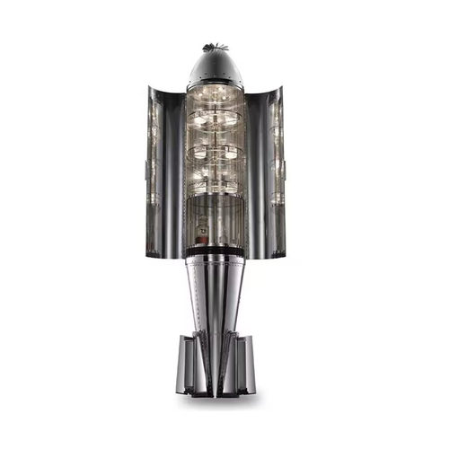 ZYCY轻奢不锈钢酒柜火箭形储物柜