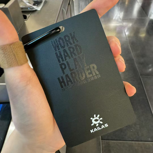 高级黑色pvc工作牌胸牌工号牌