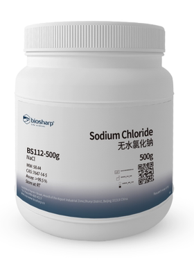 Biosharp  无水氯化钠 Sodium Chloride  BS112  500g